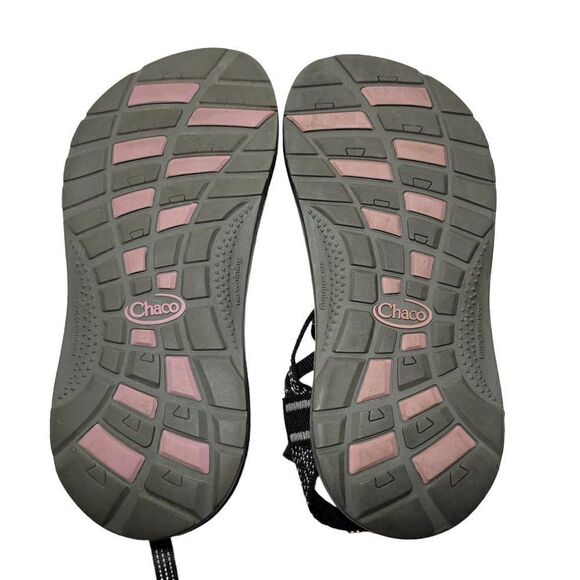 Chaco ZX1 Hugs And Kisses Strappy EcoTred Sandals Youth Size 3 Big Kids Black - Picture 12 of 12